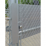DAC Industries Gate Latch Protector Installed