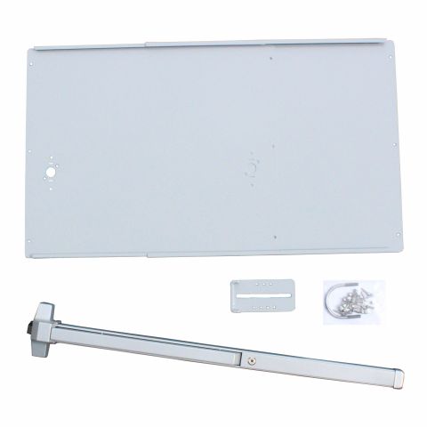 DAC Industries Standard Exit Bar Kit for Gates - Plate, Economy Bar (No Lock Box)