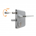 Locinox LAKQU2 Industrial Gate Lock - Adjusting Handing
