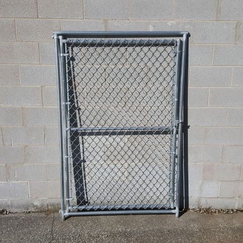 Hoover Fence Chain Link Dog Kennel Panels w/ Gates - Heavy Grade - HF20 Frame w/ 9 ga. Fabric