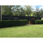 PrivaScreen 90% Fence Privacy Screen and Windscreen - On Business Fence 8