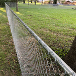 Hoover Fence Galvanized Chain Link Fence Kit - Includes All Parts (CHAIN-LINK-KIT-GALV)