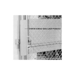 Hoover Fence Add & Install D-6015 Gate Latch Protector (Panic Gate Kits Only) (LAB-D-6015)