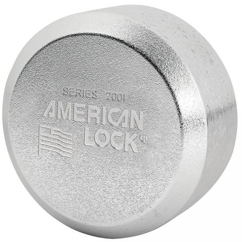 American Lock 2-7/8" Reinforced Die Cast Rekeyable Flat Back Hidden Shackle Padlock