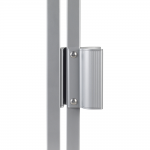 Locinox MAG Electromagnetic Locks with Handles On Gate - Latched