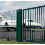 Locinox LSKZU2 Sliding Gate Lock Installed at Airport