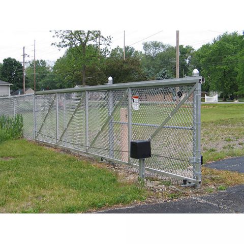 Hoover Fence Chain Link Fence Single Track Aluminum Slide Gate Kits