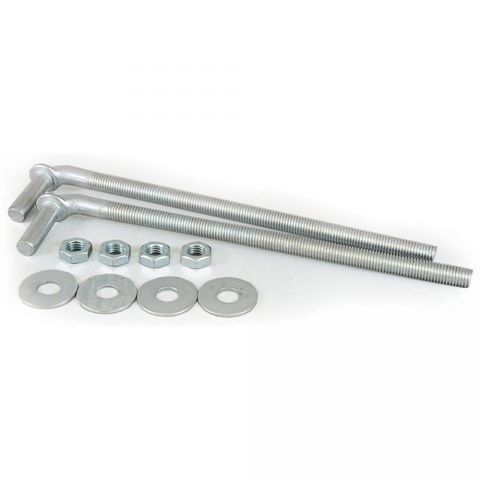 Tarter 12" x 3/4" Threaded Hinge Pin - Sold Individually - Includes (2) Washers and (2) Hex Nuts