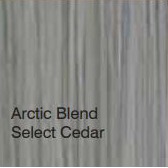 Bufftech Color Sample - Arctic Blend Select Cedar