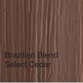 Bufftech Color Sample - Brazilian Blend Select Cedar