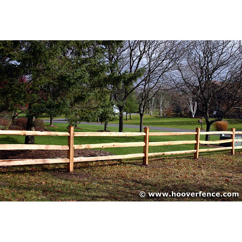 Western Red Cedar Split Rail Fence Jumbo, Standard, & Pony Hoover Fence Co.