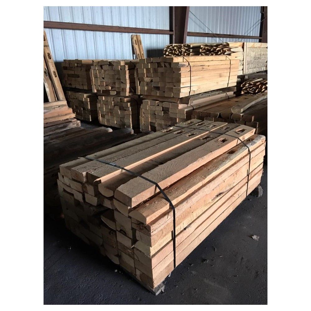 Wood Lap Rails - Hemlock/Spruce | Hoover Fence Co.