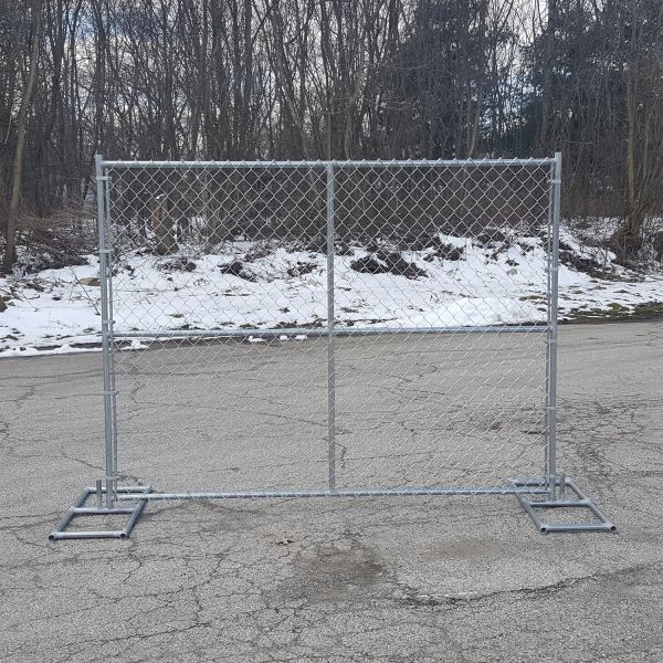 STAND INCLUDED 6x12 TEMPORARY CHAIN LINK  FENCE 