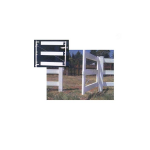 Jewett-Cameron Double Post and Rail Fence Vinyl Gate Frame (DAG-22006-P)