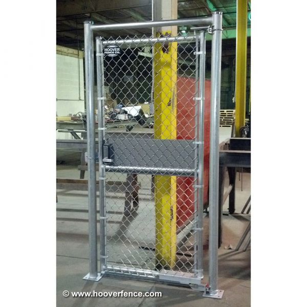 Hoover Fence Install Optional Pad Mount Plates - PreFab Gate Kit