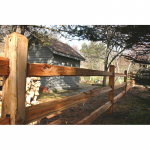 Western Red Cedar Split Rail Fencing