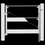 Jewett-Cameron Single Post and Rail Fence Gate Frame (AG-22006-P)
