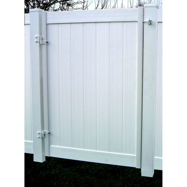 Jewett-Cameron Double Privacy Fence Vinyl Gate Frame