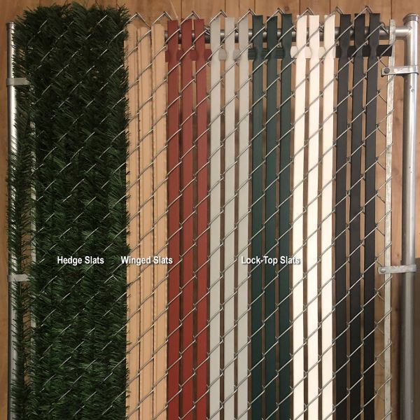 Pexco 6'H x 2"Mesh Top Lock Slats 10' Linear Feet Made in the USA Choose Color 
