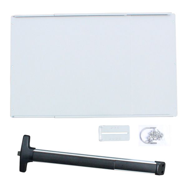 DAC Industries Standard Exit Bar Kit for Gates - Plate, D-6003 Bar (No Lock Box)