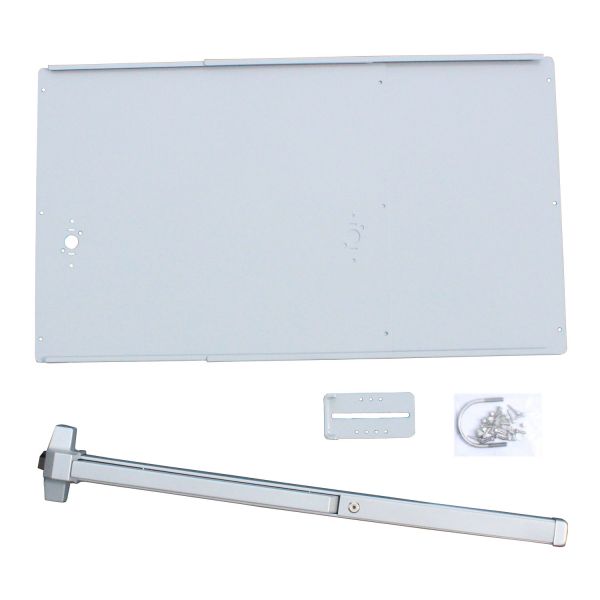 DAC Industries Standard Exit Bar Kit for Gates - Plate, Economy Bar (No Lock Box)
