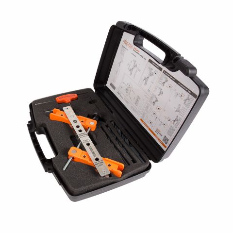 Locinox Drill-Fix Tool Case with Drilling Jig For Lock and Keep