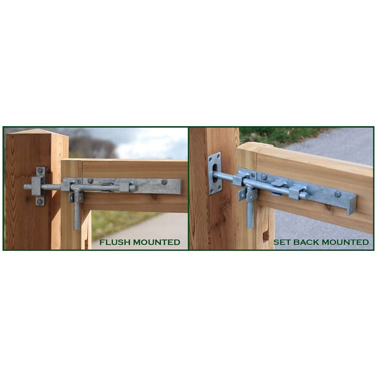 STEEL SLIDE BOLT Gate Latch Shed Fence Door Hardware Sliding LOCK Secure Close 
