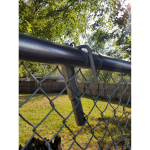 Hoover Fence Company's HFC-GRUNT - The Grunt - Chain Link Fence Lift Tool In Use - Inside of Fence