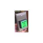 Securitron Momentary Single Push Button (non-illuminated), Gang Mounted (PB-2E)