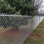 Complete Chain Link Fence Package - Galvanized | Hoover Fence Co.