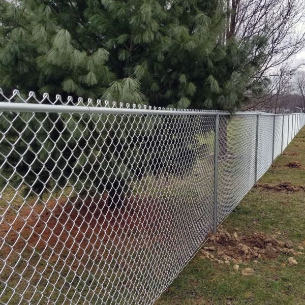 Galvanized Chain Link Fence Kit - Includes All Parts | Hoover Fence Co.