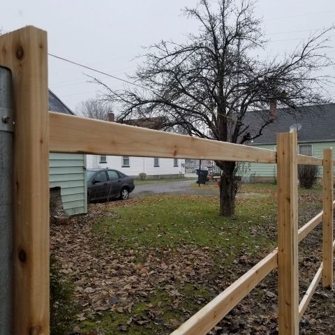 Western Red Cedar Fence Panel Back Rail/ Stringer - 2" x 4" x 8'