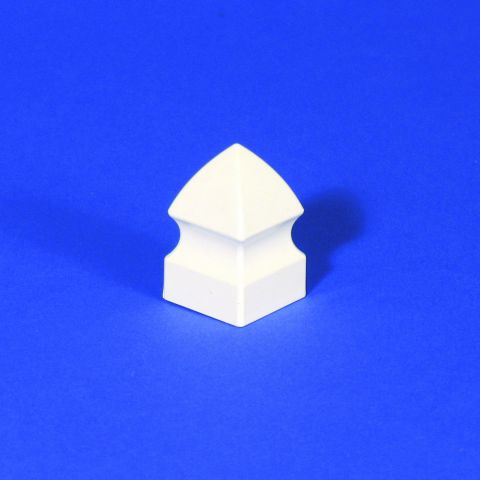 PVC Vinyl Fence Pyramid Point  for 1-1/2" x 1-1/2" picket Picket Caps 12pc 