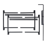 Jewett-Cameron 2-Rail Double Adjust-A-Gate Kit w/ Drop Rod, 36