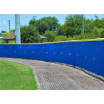 PrivaScreen 90% Fence Privacy Screen and Windscreen - On Homerun Fence 3