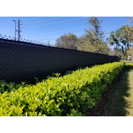 PrivaScreen 90% Fence Privacy Screen and Windscreen - On Business Fence 2