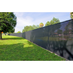 PrivaScreen 90% Fence Privacy Screen and Windscreen - On Business Fence 3