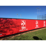 PrivaScreen 90% Fence Privacy Screen and Windscreen - On Sideline Fence