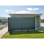PrivacyPlus 95% Fence Privacy Screen - Chain Link Fence Outdoor Showers After Installation 3