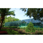 Vinyl Coated Polyester (VCP) 80% Fence Screening - Installed on Tennis Court
