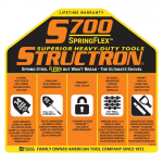 Structron® S700 SpringFlex™ Clean Out Shovel 48/" Premium Fiberglass 89184