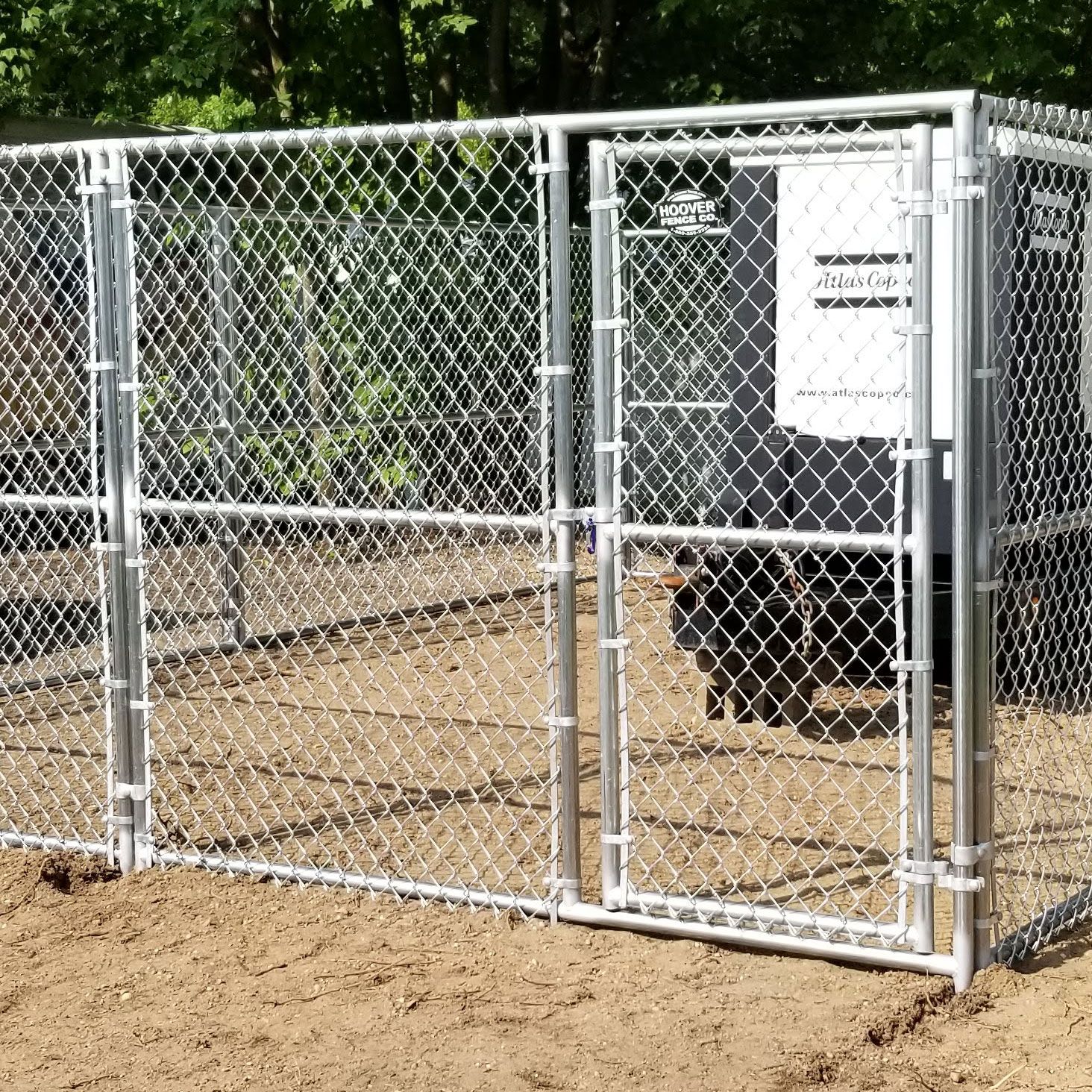 Hoover Fence Commercial Chain Link Fence Partition Panels With Gates 