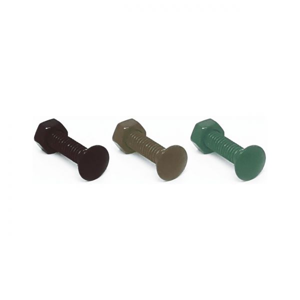 Chain Link Fence Carriage Bolts - Available in Black, Brown, and Green