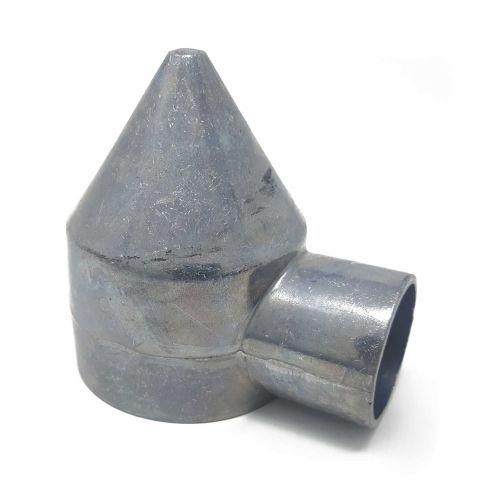 Chain Link Fence Bullet Cap 2.5" 1-Way (H-0041)