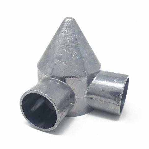 Chain Link Fence Bullet Cap 2.5" 2-Way (H-0042)