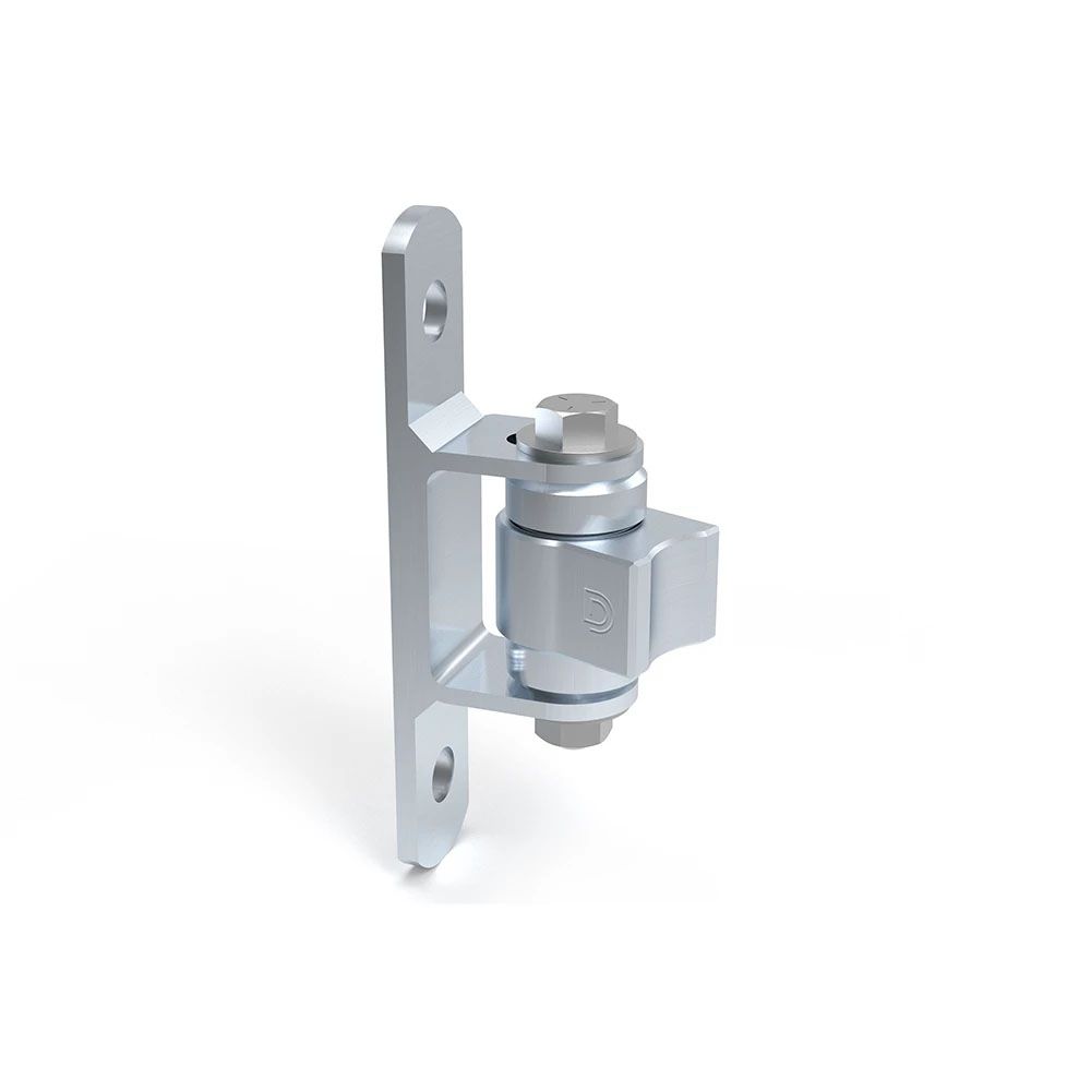 Pair of Small Aluminum Weldable Gate Hinge by Shut It