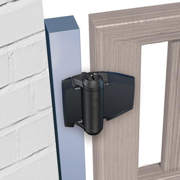 D&D Technologies TruClose Series 3 Regular Hinges for Metal-to-Wood Gates - No Legs