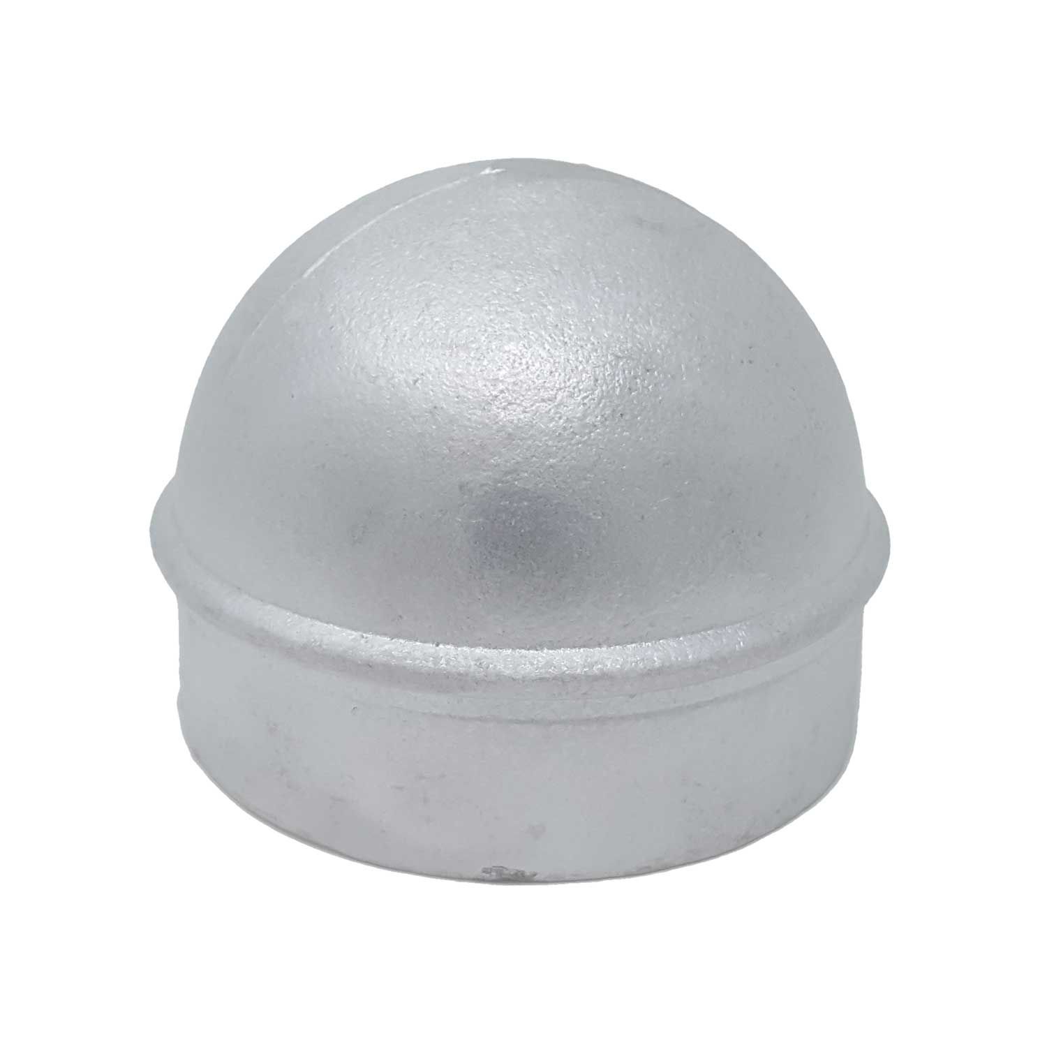 Heavy Duty Sand-Cast Aluminum Half Ball Chain Link Fence Post Caps ...