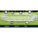 Centaur Centaur HTP Flexible Fence Rails (CT3810) - Rail Accessories