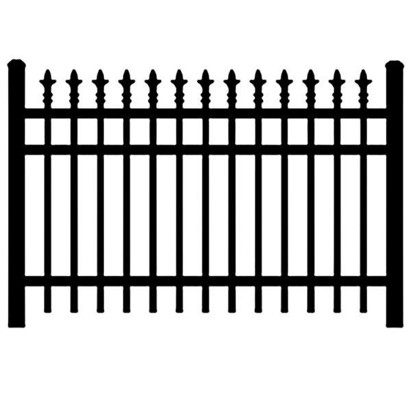 Jerith Industrial #111 Aluminum Fence Section w/Finials